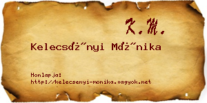 Kelecsényi Mónika névjegykártya